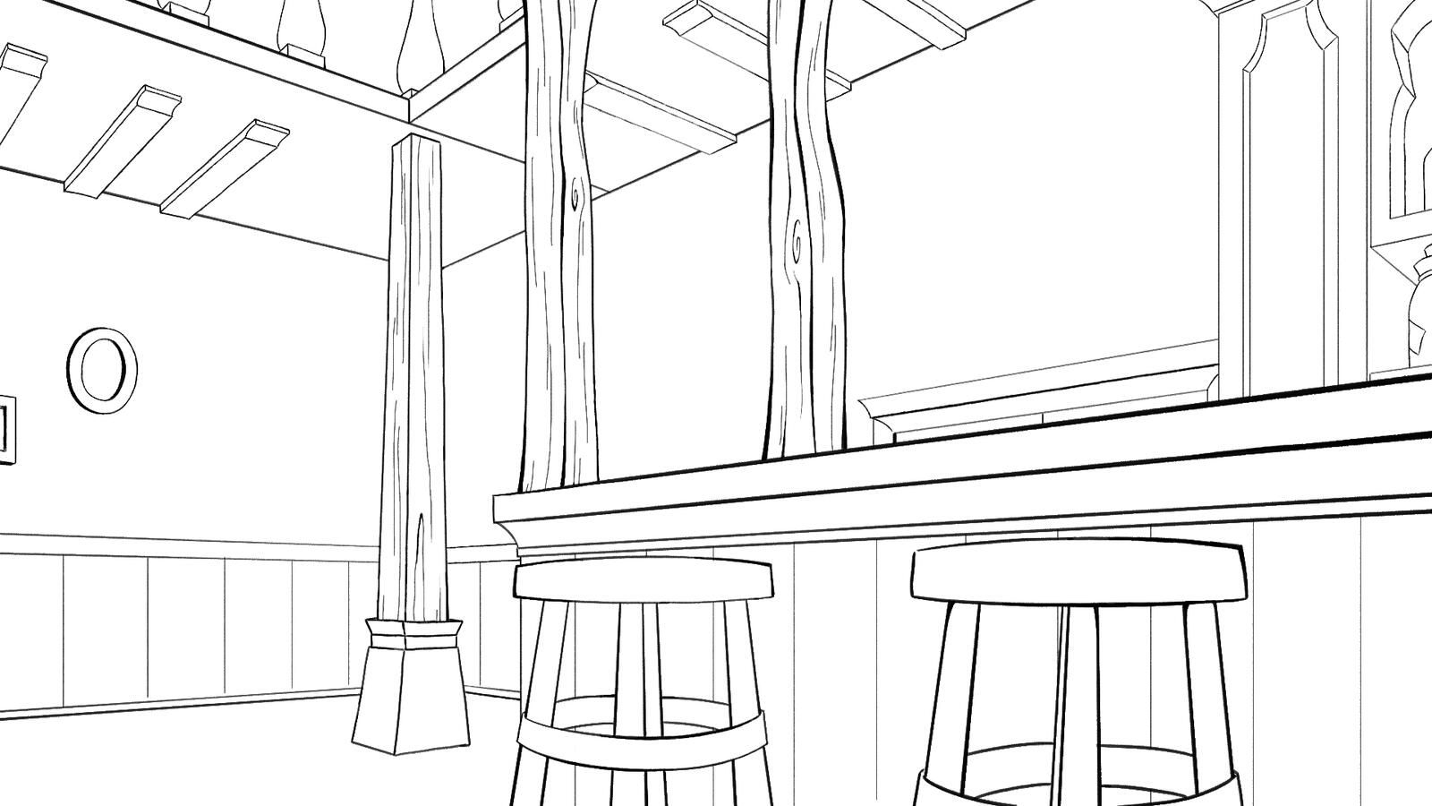"BANTAM" Short Film - Bar Layout