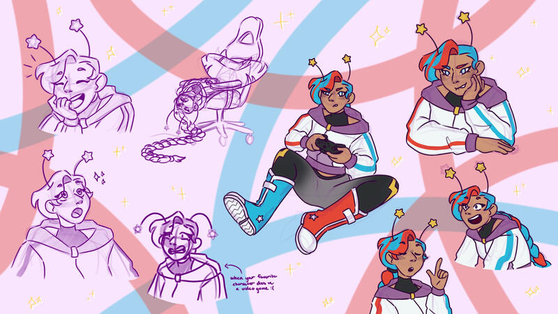Nina Silvera Expression Sheet (Personal)