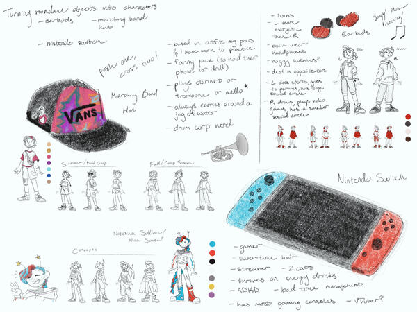 Misc. Item Personification - Design Concepts