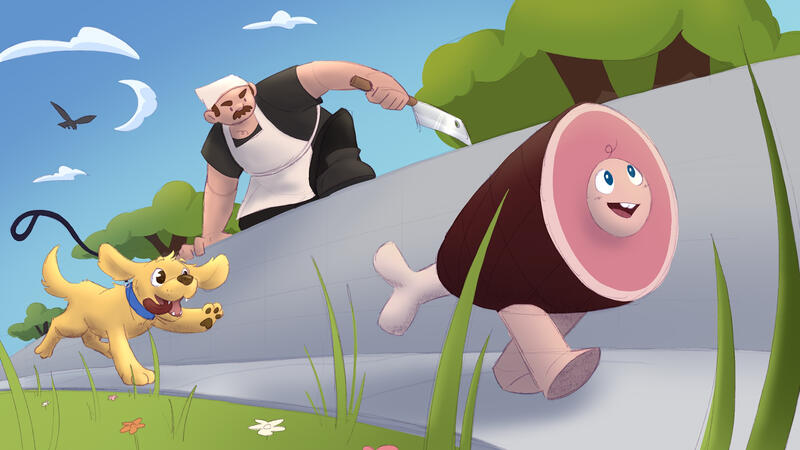 "The Walk" Story Pitch - Concept Illustration