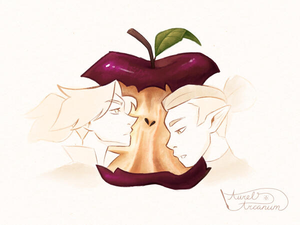 Kane &amp; Raine - Instagram "Apple Trend" Illustration