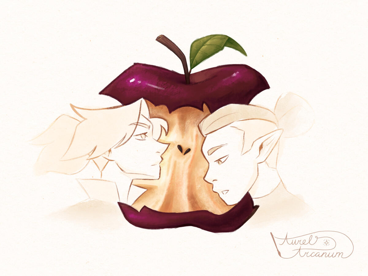 Kane & Raine - Instagram "Apple Trend" Illustration