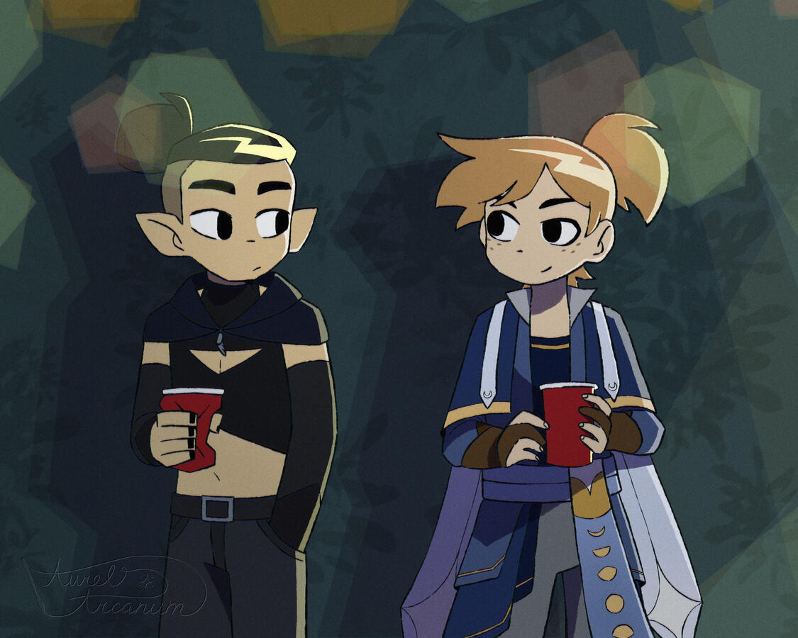 Kane & Raine - Scott Pilgrim Redraw