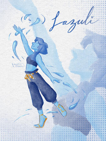 Lapis Lazuli - Steven Universe Fan Illustration